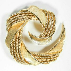 1960s Trifari Crown Brooch, Vintage